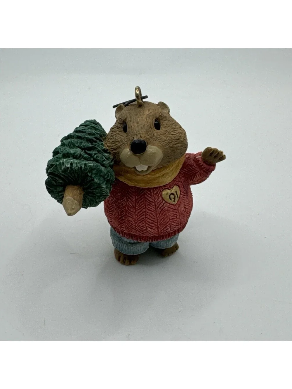Hallmark Keepsake Ornament 1991 Yule Logger ~ Tender Touches -